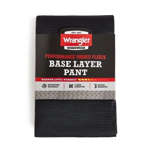 Wrangler Base layer Pant NEW WITH TAGS Mens Sz 2XL Nylon Black Workwear Outdoor - Picture 2 of 4
